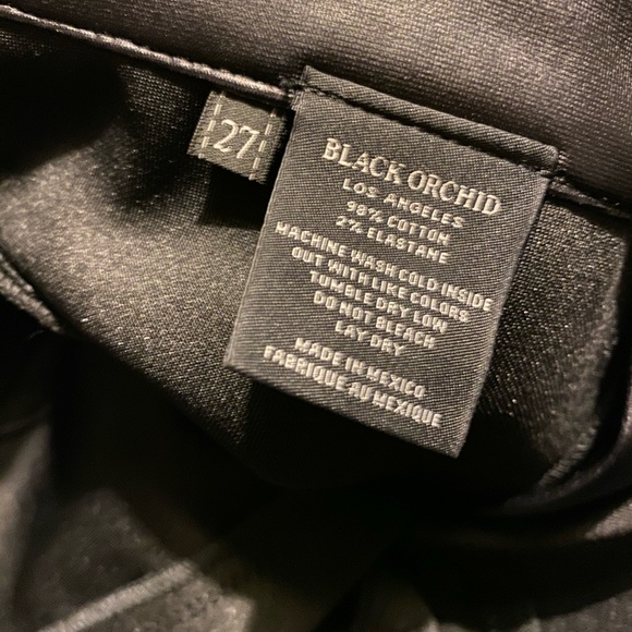 Revolve | Black Orchid | Black Moto Biker Pants 27 - Picture 3 of 4